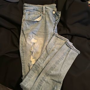 H&M Ripped light blue jeans. 36 Waist